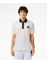 【SALE/40%OFF】オーバルエンブレムコントラストカラーポロシャツ LACOSTE ラコステ トップス ポロシャツ ホワイト【RBA_E】【送料無料】[R...