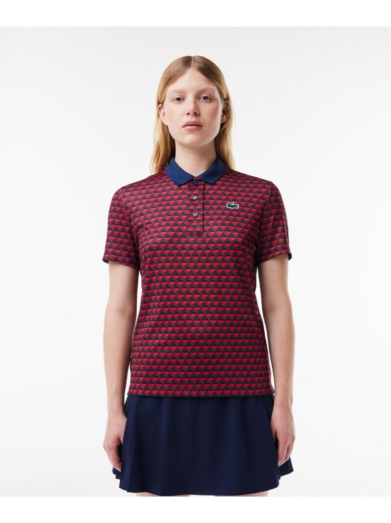 ラコステ ロベール・ジョルジュウルトラドライポロシャツ LACOSTE ラコステ スポーツ・アウトドア用品 ゴルフグッズ レッド ホワイト【送料無料】[Rakuten Fashion]