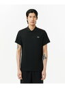 【SALE/40%OFF】UPF30 UVカット モノグラムテーピングウルトラドライテニスポロシャツ LACOSTE ラコステ トップス ポロシャツ ブラック ...