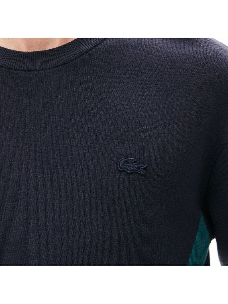 期間限定特価 Fashion Sale 30 Off カラーエフェクトクルーネックセーター Lacoste ラコステ ニット 長袖ニット Rba E Drpietrorotondi Org