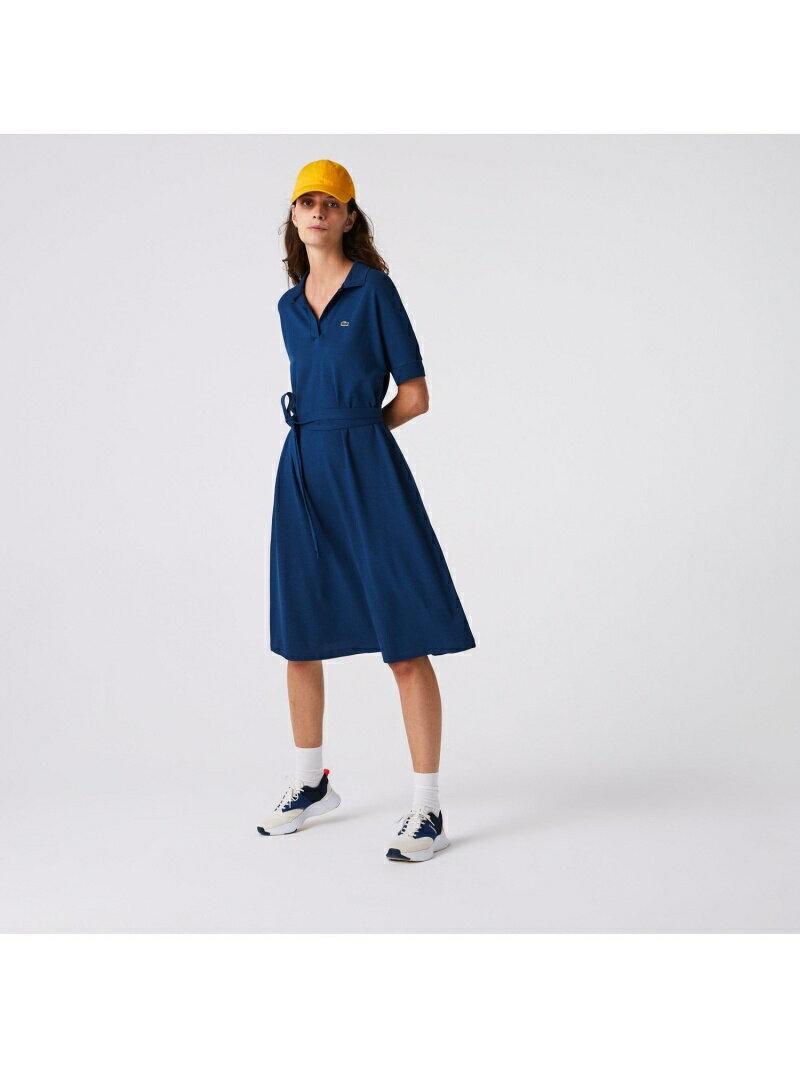 高級感 リラックスフィットピケポロドレス Lacoste ラコステ ワンピース シャツワンピース ブラック ネイビー イエロー 送料無料 Fashion 数量限定 特売 Infosex Com Br