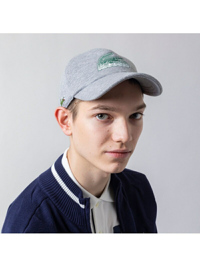 ラコステ 帽子 レディース 【SALE／30%OFF】グラフィックスウェットキャップ LACOSTE ラコステ 帽子 キャップ グレー ブラック【RBA_E】【送料無料】[Rakuten Fashion]