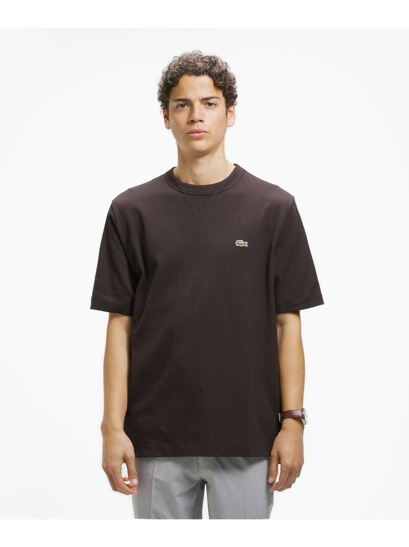 L.12.12 어레인지 가제트가 있는 사슴의 자지 반소매 T셔츠 LACOSTE 라코스테 탑스 컷소・T셔츠 화이트 블랙 그레이 브라운[무료우송][Rakuten Fashion]