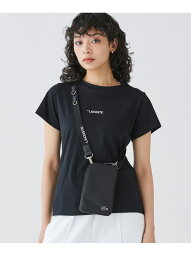 コンパクトブランドネームロゴTシャツ LACOSTE ラコステ トップス カットソー・Tシャツ ブラック ホワイト グリーン【送料無料】[Rakuten Fashion]