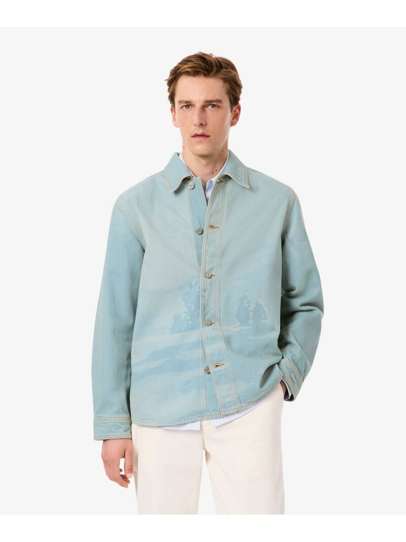 シャンタコランドスケーププリントデニムオーバーシャツ LACOSTE ラコステ トップス シャツ・ブラウス ..