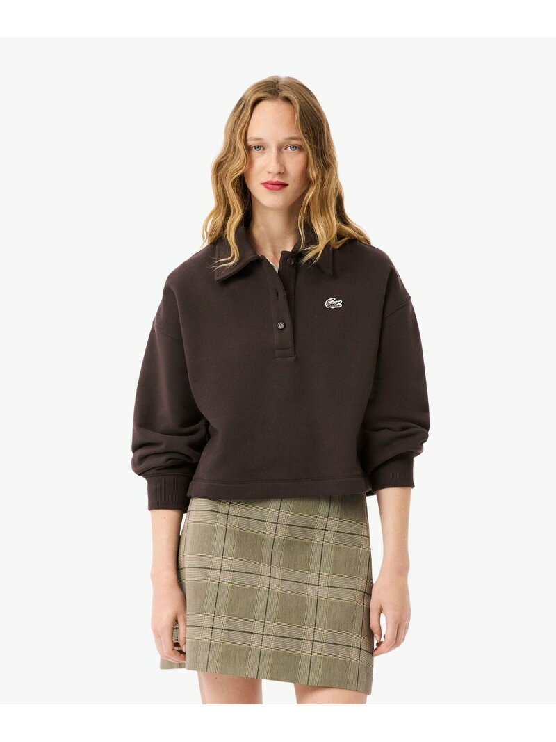 【SALE／30%OFF】オーバーサイズスウェットポロシャツ LACOSTE ラコステ トップス スウェット・トレーナー【RBA_E】【送料無料】[Rakuten Fashion]