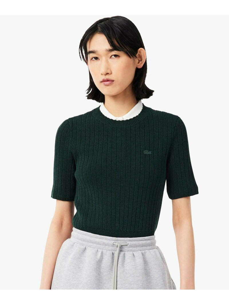 楽天市場】LACOSTE 半袖ニットの通販