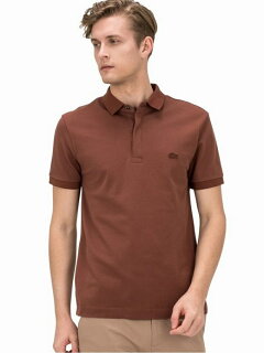 Paris Edition Regular Fit Stretch Pique Polo PH5522L: Brown Paris Edition Regular Fit Stretch Pique Polo PH5522L: Brown