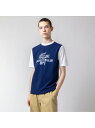 【SALE／50%OFF】クルーマックスブレンドクラブラコステTシャツ LACOSTE ラコステ トップス カットソー・Tシャツ ネイビー ホワイト【RBA_E】【送料無料】[Rakuten Fashion]