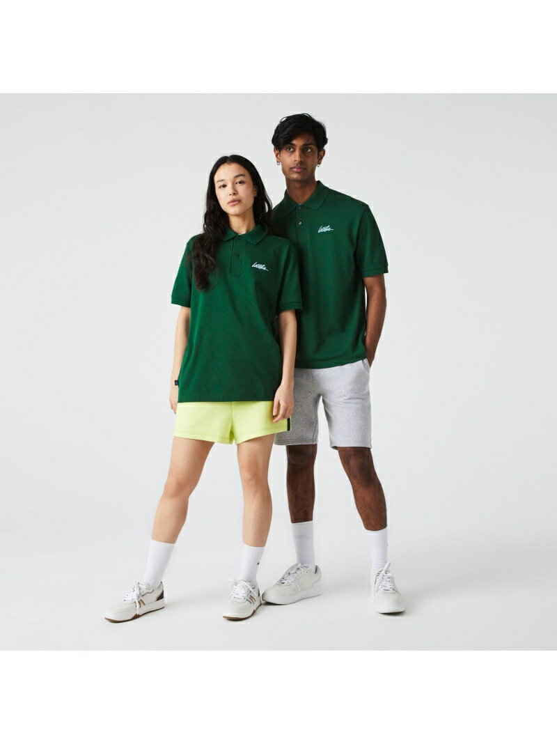 ラコステ 【SALE／40%OFF】ラコステライブ スクリプトネームポロシャツ LACOSTE ラコステ トップス ポロシャツ グリーン ブルー グレー【RBA_E】【送料無料】[Rakuten Fashion]