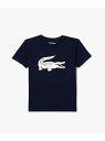 【SALE／60 OFF】ウルトラドライクロックプリント キッズTシャツ LACOSTE ラコステ トップス カットソー Tシャツ ネイビー ブラック ホワイト レッド グリーン ブルー【RBA_E】 Rakuten Fashion