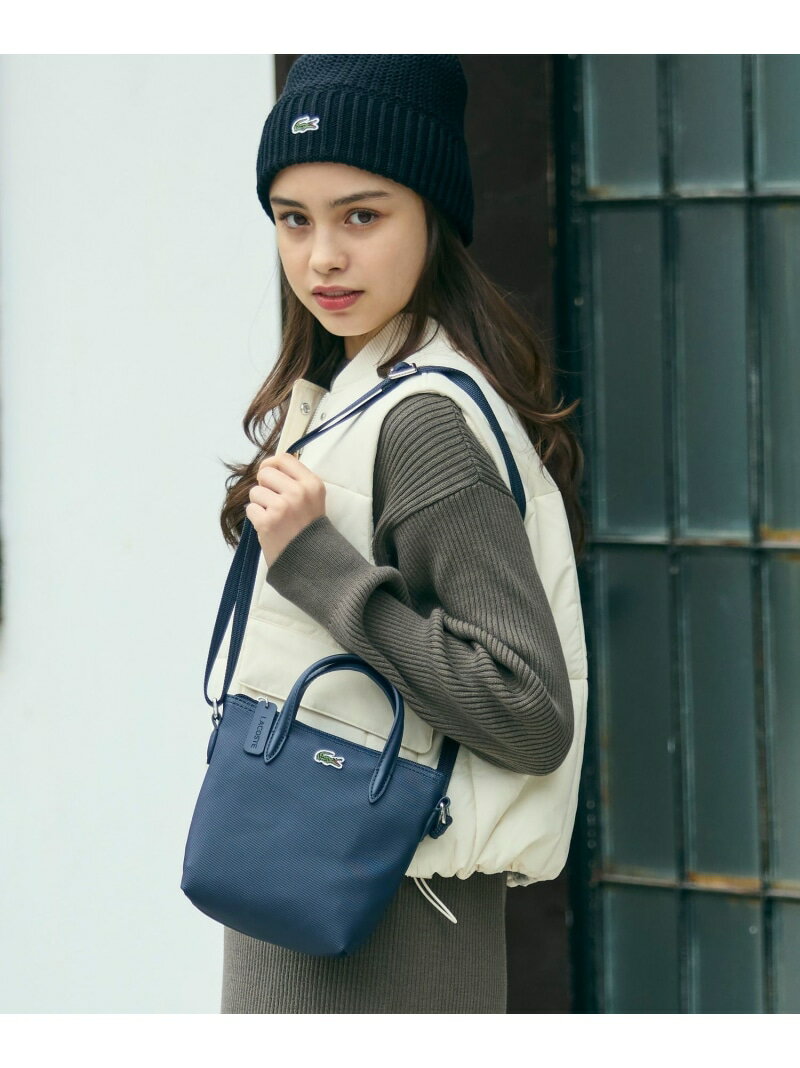 『L.12.12』CONCEPT 2WAYミニトート LACOSTE ラコステ バッグ トートバッグ ベージュ ブラック ネイビー【送料無料】[Rakuten Fashion]