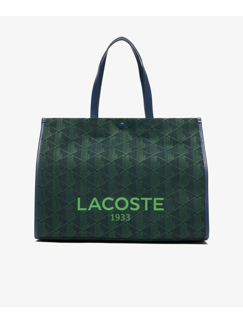 【SALE／30%OFF】ヘリテージキャンバス ジャガードラージトートバッグ LACOSTE ラコステ バッグ トートバッグ グリーン【RBA_E】【送料無料】[Rakuten Fashion]のサムネイル