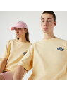 【SALE／30 OFF】ラコステライブ ハイコントラストヘザーTシャツ LACOSTE ラコステ トップス カットソー Tシャツ イエロー ブルー【RBA_E】【送料無料】 Rakuten Fashion