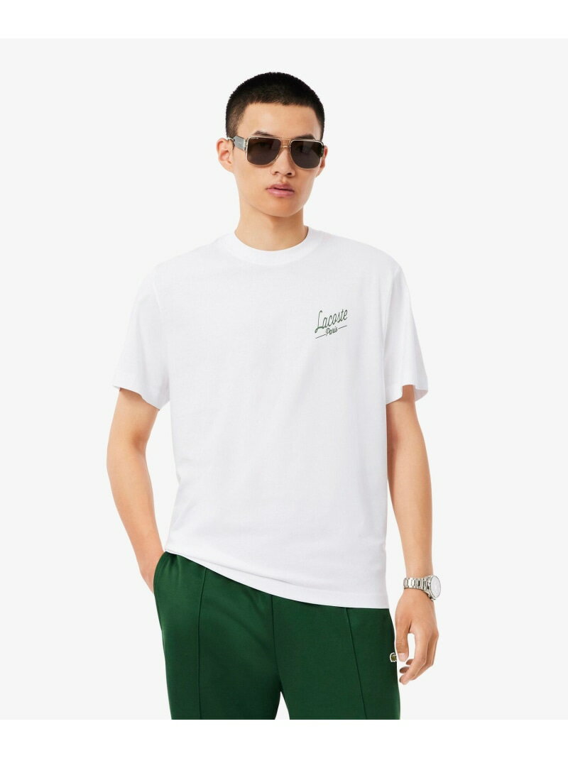 【SALE／30%OFF】ラコステパリバックプリントTシャツ LACOSTE ラコステ トップス ...