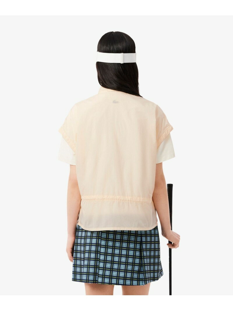 【SALE／40%OFF】マイクロフレンチスリーブウィメンズゴルフジャケット LACOSTE ラ...