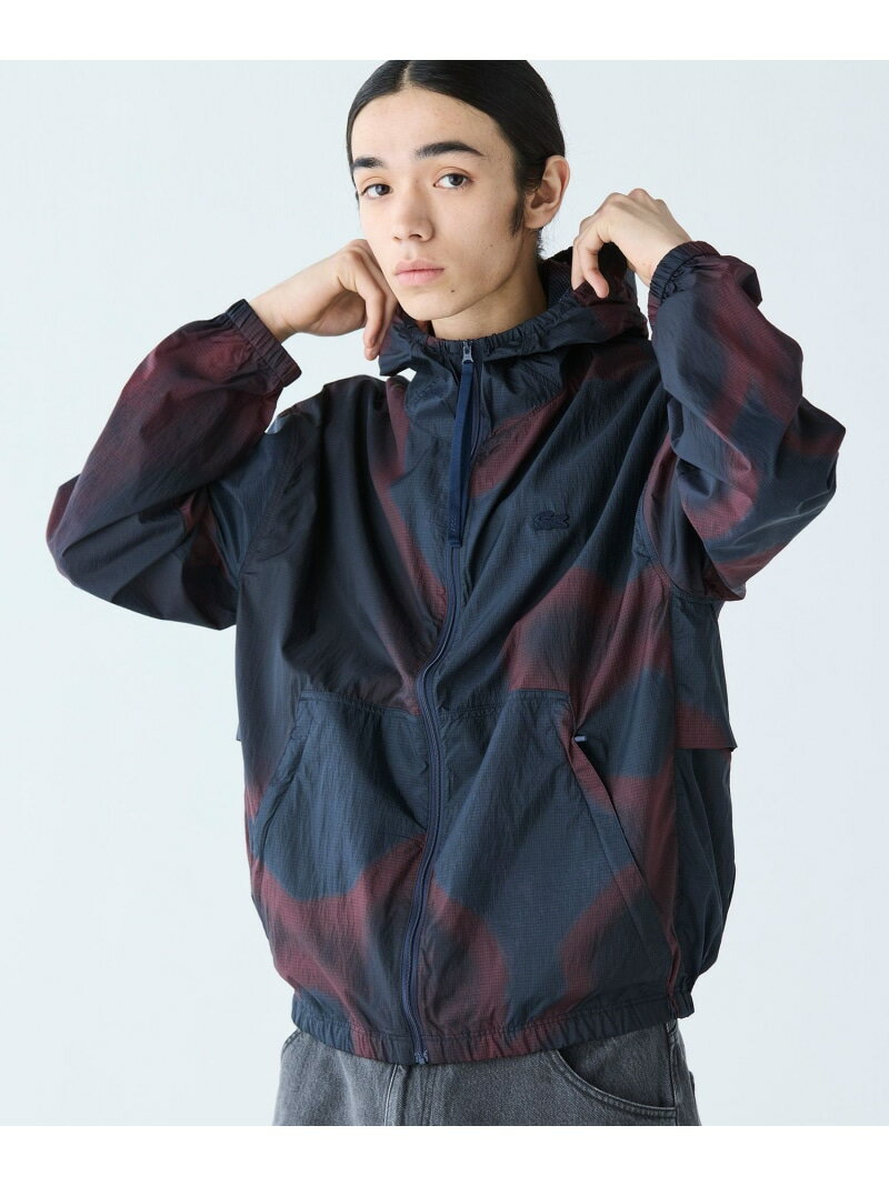 【SALE／40%OFF】撥水ライトウェイトリップストップフードジャケット LACOSTE ラコ...