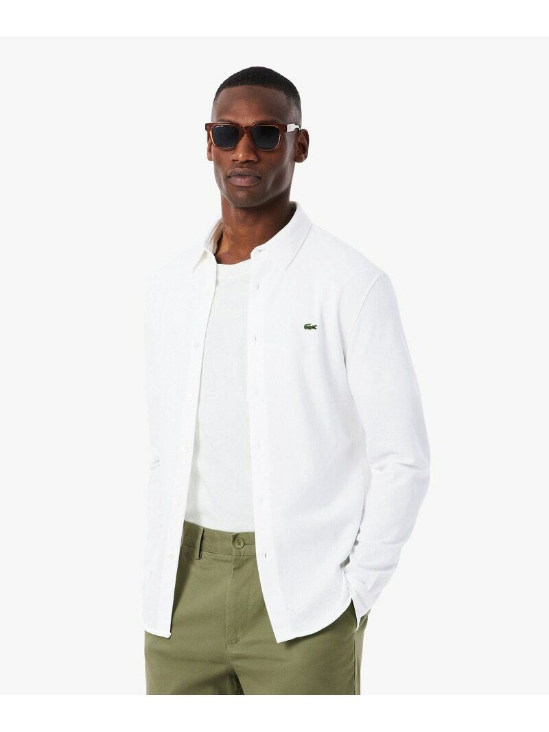 【タグ付新品】 LACOSTE ラコステ ポロシャツ スリムフィット 6 カーキ LACOSTE（ラコステ） ポロシャツ 日本製 定番 半袖ポロ メンズ L1212