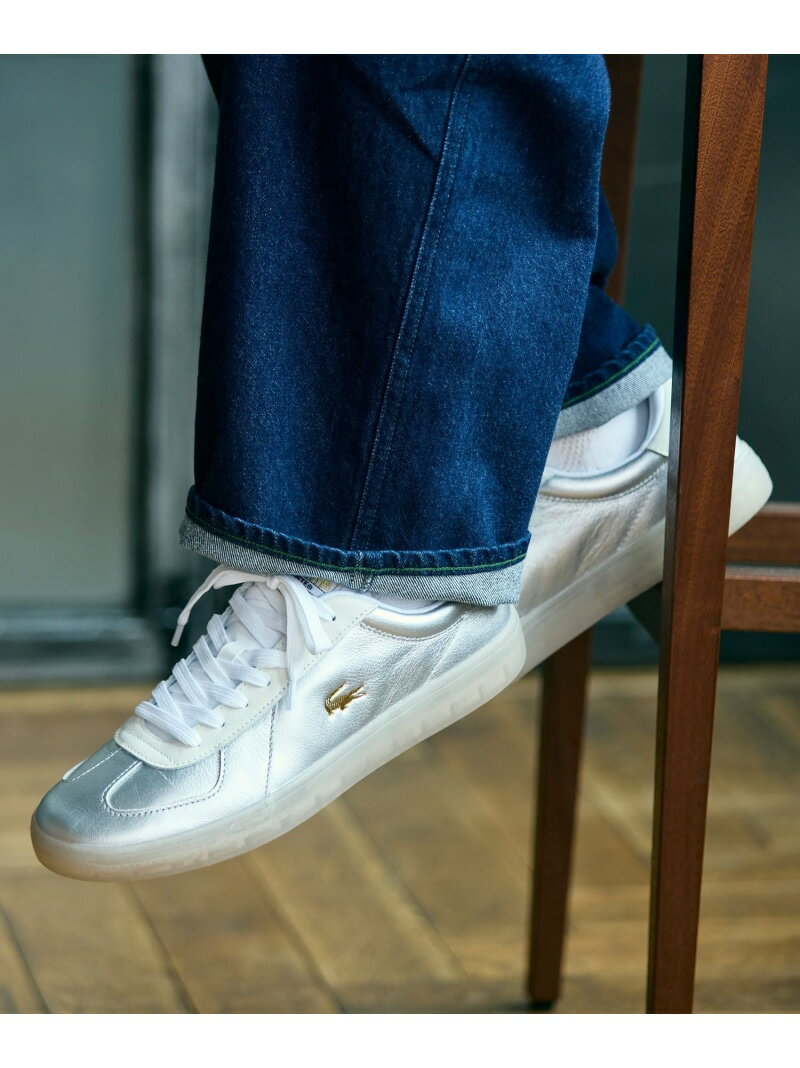 メンズ BASESHOT PRO 225 1 SMA LACOSTE ラコステ シューズ・靴 スニーカー シルバー【送料無料】[Rakuten Fashion]