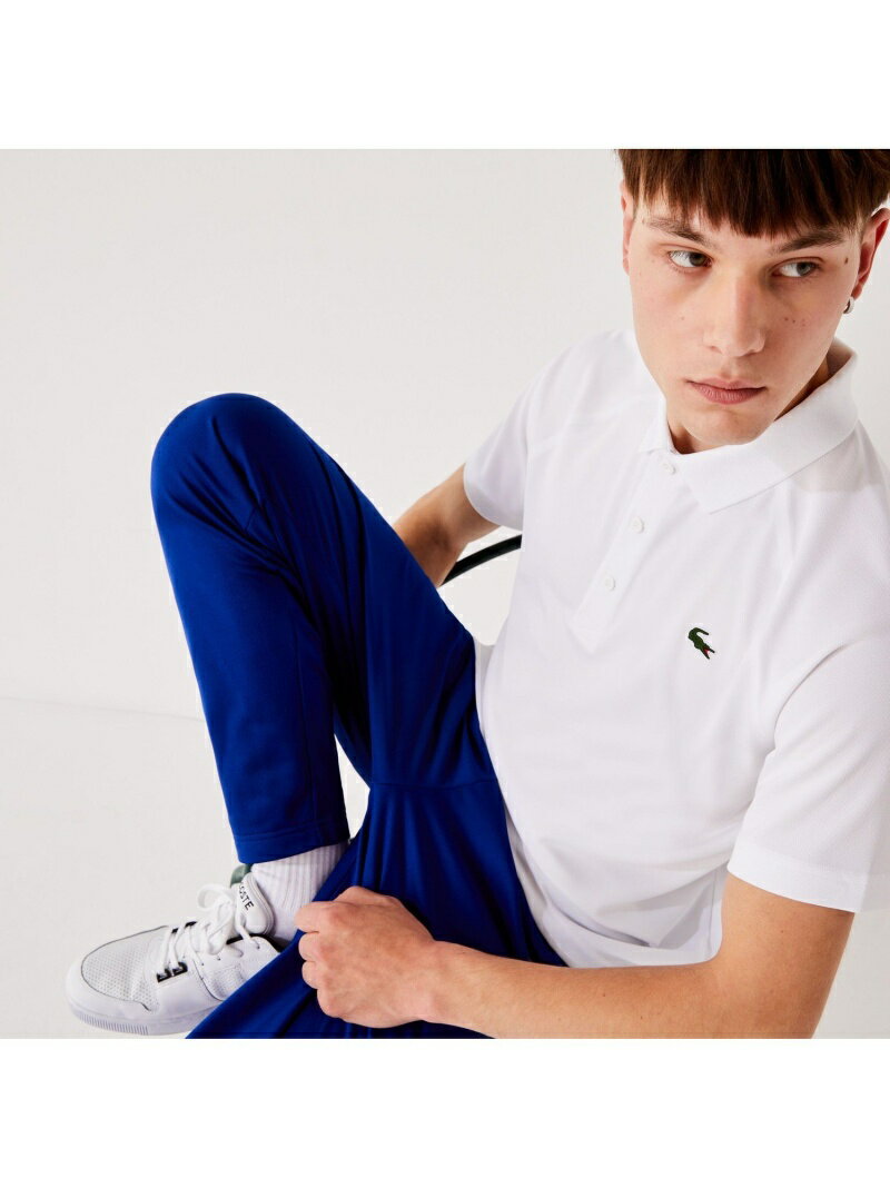 ラコステ ウルトラドライ鹿の子地ポロシャツ LACOSTE ラコステ トップス ポロシャツ ホワイト ブラック ネイビー【送料無料】[Rakuten Fashion]