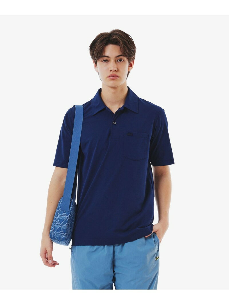 【SALE／30%OFF】速乾ストレッチシングルジャージポロシャツ LACOSTE ラコステ ト...