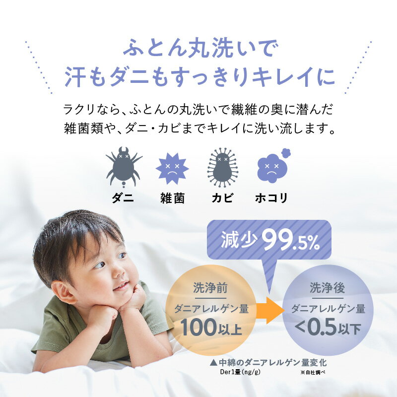 ＼2025年4月度ショップ・オブ・ザ・マンス2年連続受賞／【送料無料】布団クリーニング 掛布団 1枚保管コース クリーニング 保管 布団保管 丸洗い あらい 布団洗い 羽根布団 ラクリ lacuri　宅配クリーニング