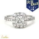 クーポンで74,000円値引き★決算SALE対象 ダイヤモンド ダイヤ リング プラチナ クッションカット 大粒1ct Gカラー SI2 GIA 鑑定書 Pt9...
