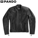 バイク用品ライディングジャケットPANDO MOTO(パンドモト)TATAMI LT 01 TATAMI-LT-01アパレル レザー BLACK(ブラック) 取...