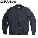 バイク用品ライディングジャケットPANDO MOTO(パンドモト)Bomber Cor 02 Bomber-Cor-02アパレル 小さいサイズ有 BLACK(ブ...
