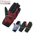 レディースバイクグローブ手袋ROSSO STYLELAB(ロッソスタイルラボ)プロテクトアクティブウィンターグローブ RSG-340 防水/防寒 秋冬用取寄品(2)