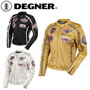 女性用レディースDEGNER(デグナー)テキスタイルメッシュジャケット FR23SJ-8カジュアル プロテクター 通気性 アウター 春夏取寄品