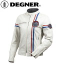 【5日前後で発送】女性用レディースDEGNER(デグナー)レディースレザージャケット FR24SJ-7カジュアル プロテクター 通気性 アウター 春夏取寄品