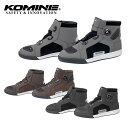 バイクシューズKOMINE(コミネ)ダイヤルフィットWPマイクロファイバースニーカー BK-30023cm〜29cm 防水 ダイヤル式