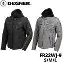 レディースバイクジャケット女性/ウーマンDEGNER(デグナー)レディースソフトシェルジャケット FR22WJ-9 2カラー展開 秋冬取寄品