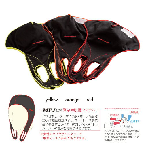 【5日前後で発送】バイク用品 ヘルメットコミネ KOMINE ヘルメットリムーバー RE-000 B