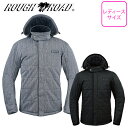 レディースバイクジャケットROUGH&ROAD(ラフ&ロード)プリマロフトウインターアーバンフーディ RR7699冬用 ウィンタージャケット 女性 ウーマン 取...