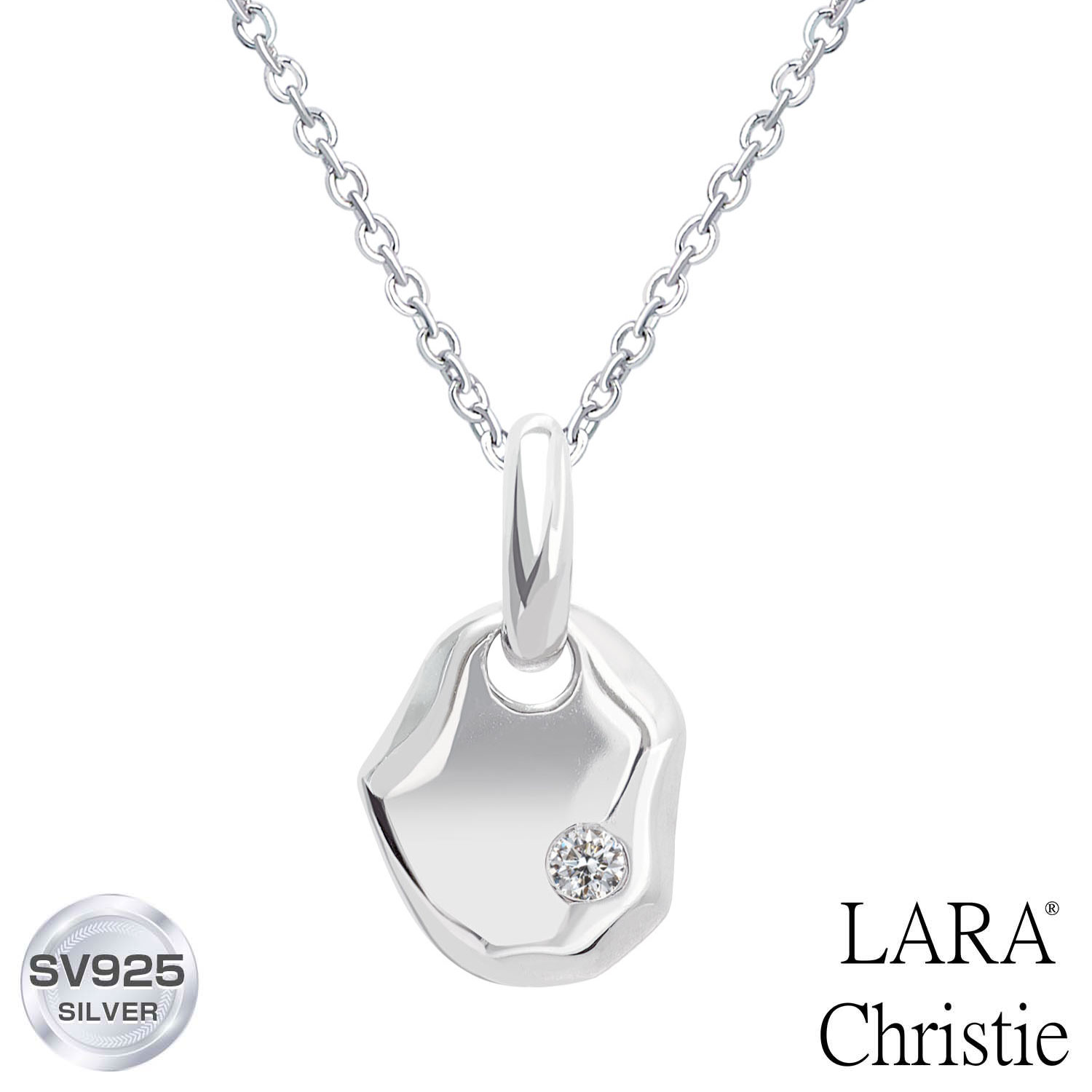 【お買い物マラソン|全品ポイント10倍＋限定クーポン有】ネックレス レディース オーバル デザイン ネックレス ララクリスティー LARA Christie 女性 誕生日プレゼント