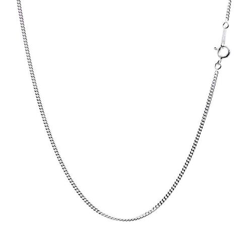 シルバー チェーン ネックレス SILVER 925 喜平2面カットチェーン 幅 1.7mm 長さ 60cm scd50-60 Sears (シアーズ)