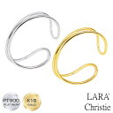 ララクリスティー イヤーカフ インフィニティ イヤーカフ プラチナ PT900 イエローゴールド K18 le56-0002 LARA Christie