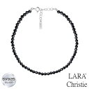 ララクリスティー ブレスレット ブラック スピネル ブレスレット LARA Christie
