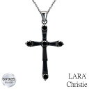 ララクリスティー ララクリスティー ネックレス メンズ ホーリー クロス ネックレス[ BLACK Label ] シルバー ネックレス メンズ LARA Christie