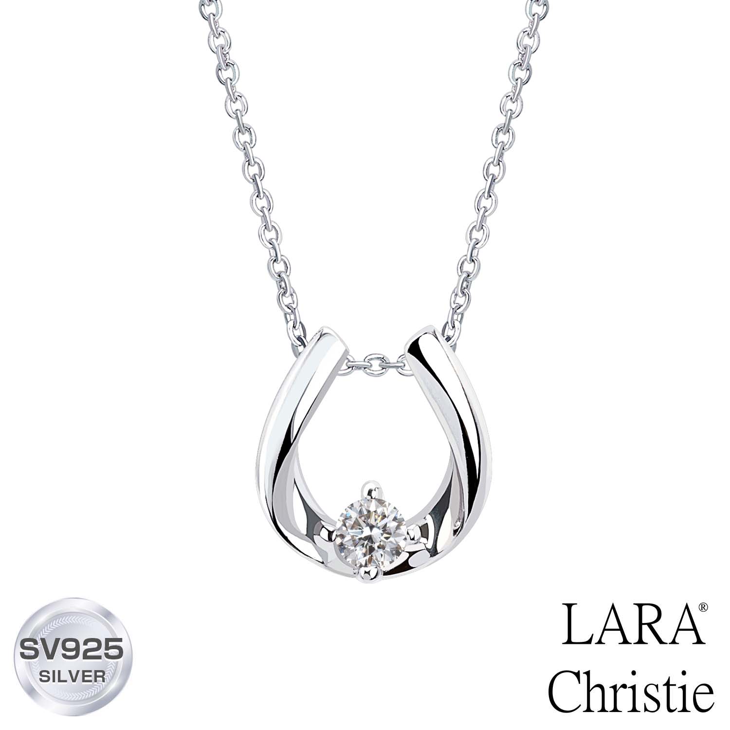 ララクリスティー ネックレス レディース ホースシュー 馬蹄 WHITE Label p13970-w LARA Christie レディース プレゼントのサムネイル