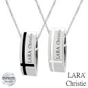 ララクリスティー ペアネックレス カップル お揃い シルバー レディース/メンズ マリンクロス ネックレス ペア PAIR Label p3119-p ペア カ...