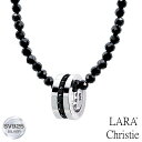 ララクリスティー ララクリスティー ネックレス メンズ エタニティ ネックレス BSモデル[BLACK Label ] シルバー メンズネックレス LARA Christie