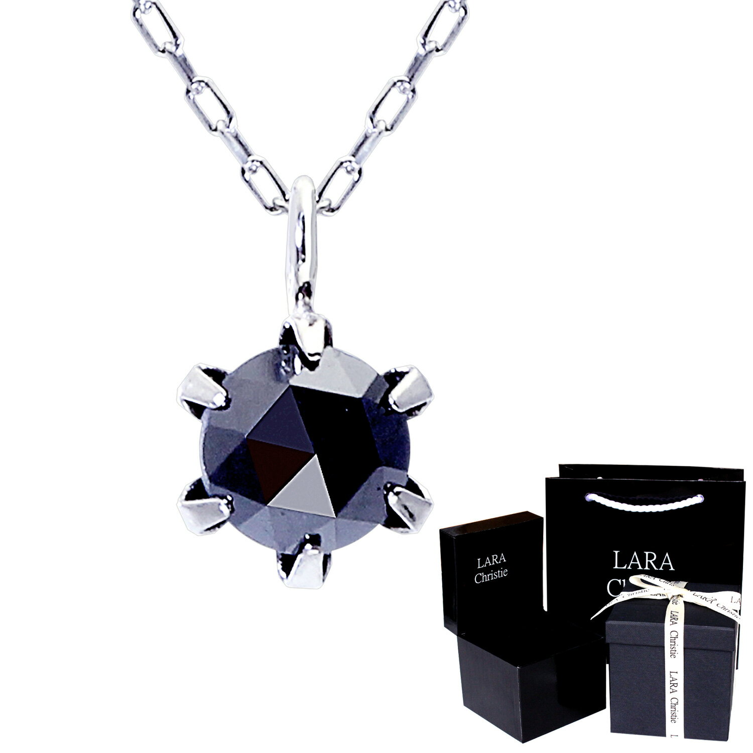 天然ブラックダイヤモンドネックレス10ct 楽天市場】ブラックダイヤモンド ネックレス（モチーフ一粒ジュエリー