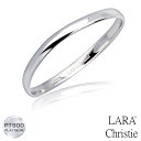 ララクリスティー プラチナリング 指輪 プラチナ PT950 エターナル マリッジリング 5号-23号 lr56-0001 LARA Christie