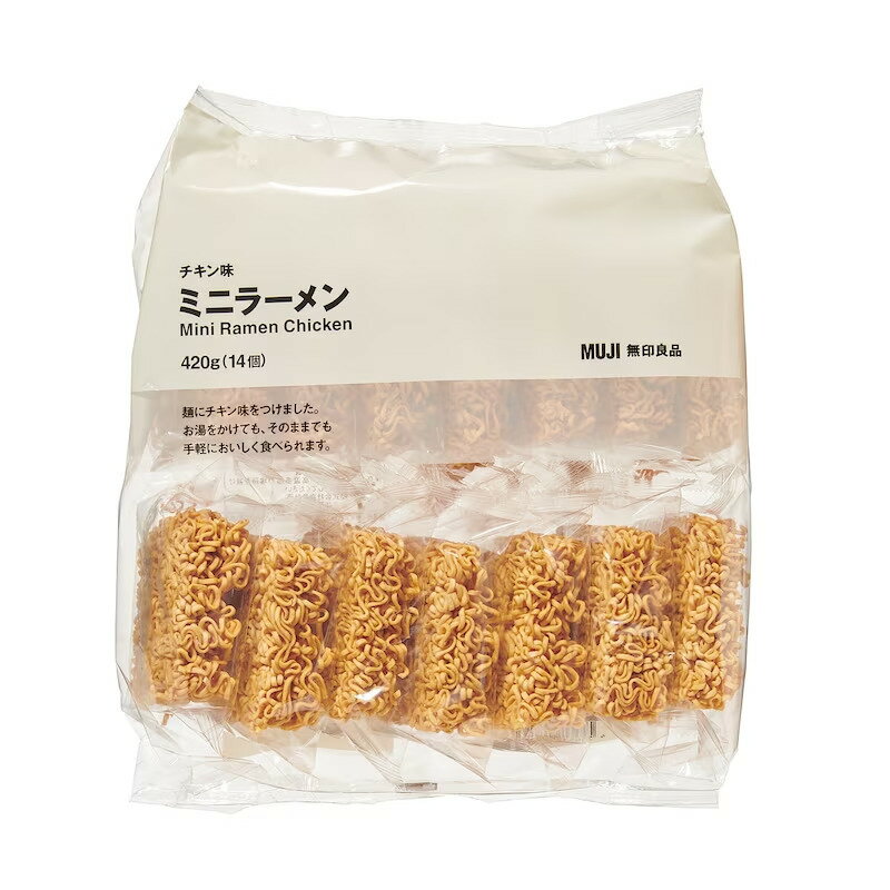 無印良品　大袋　チキン味ミニラーメン　420g（14個）×1 1