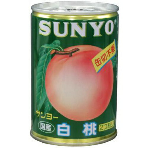 サンヨー Gサンヨー白桃 EO4号缶×12