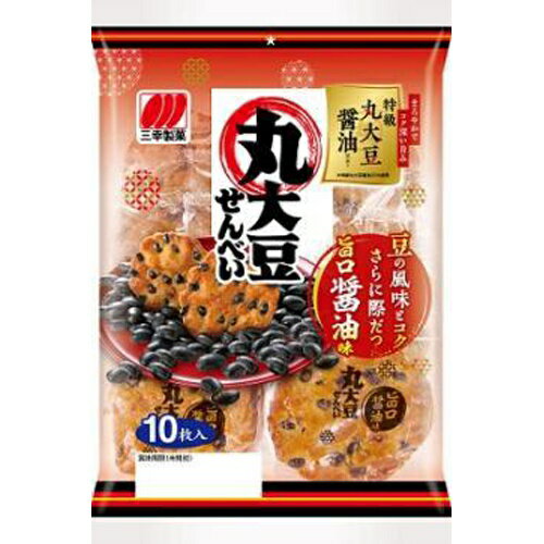 三幸 丸大豆せんべい 旨口醤油味10枚×12
