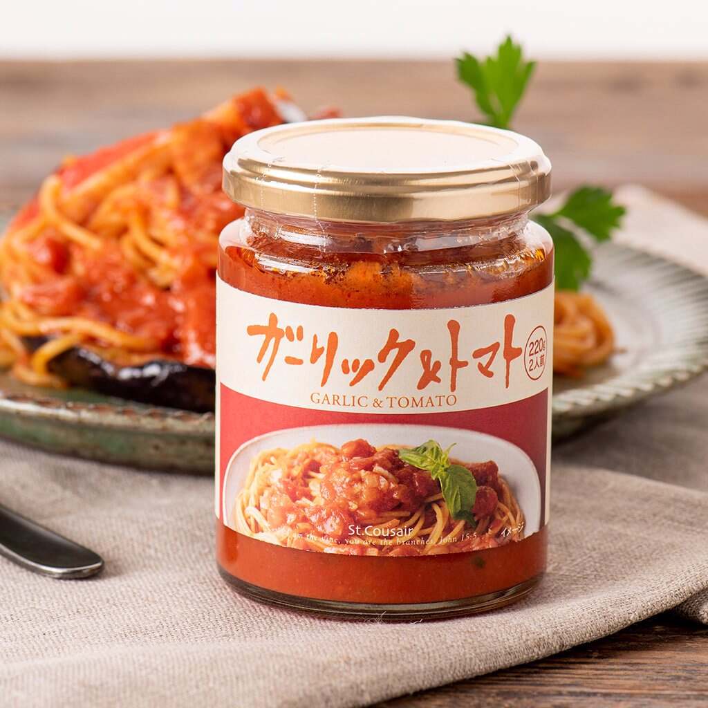 久世福商店 ギフト（1000円程度） 久世福商店　パスタソース　ガーリック＆トマト　220g【国内製造】